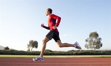 Running is an excellent exercise to increase a man's strength. 