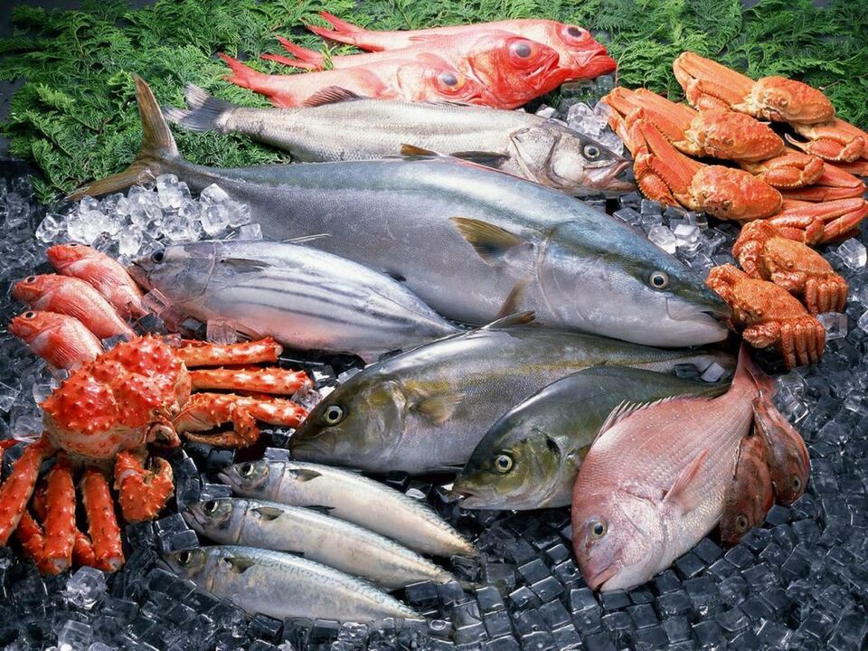 Seafood to increase strength