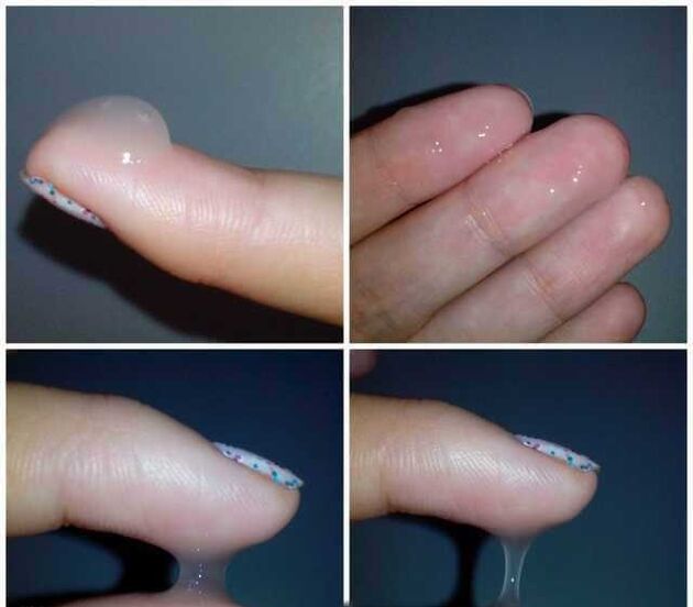 a man's seminal fluid during arousal